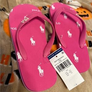 Polo by Ralph Lauren Pink Flip Flops